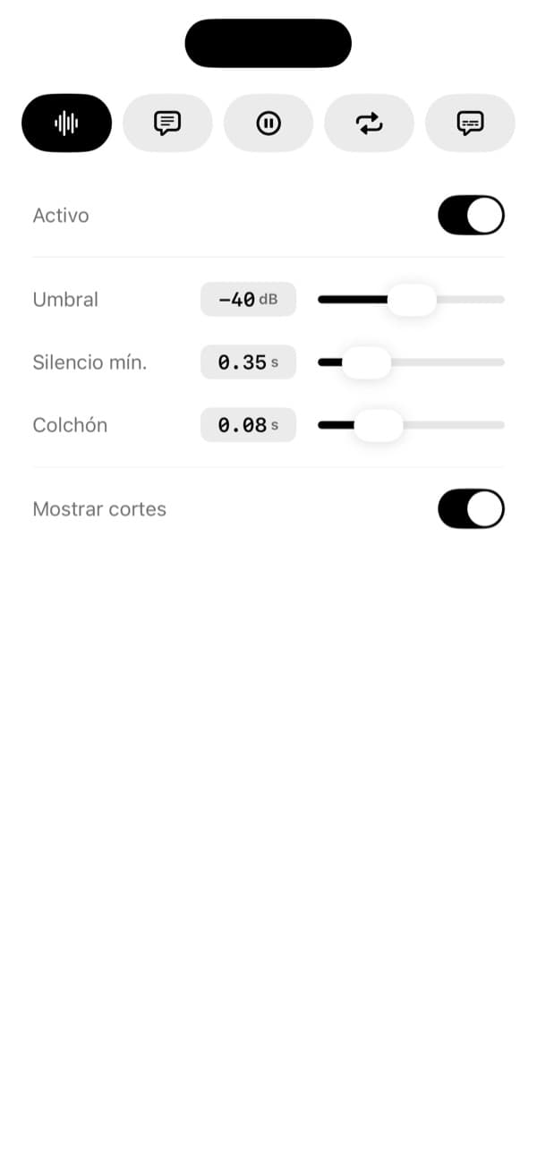 noise — silence corrector