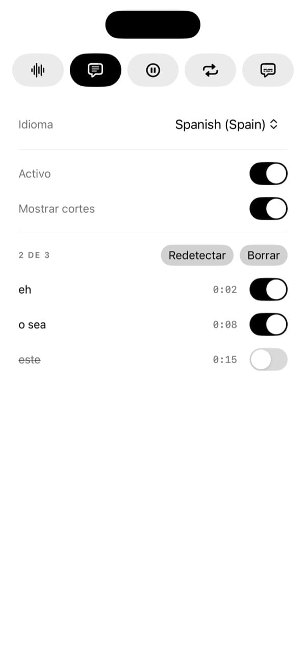 noise — filler-word corrector